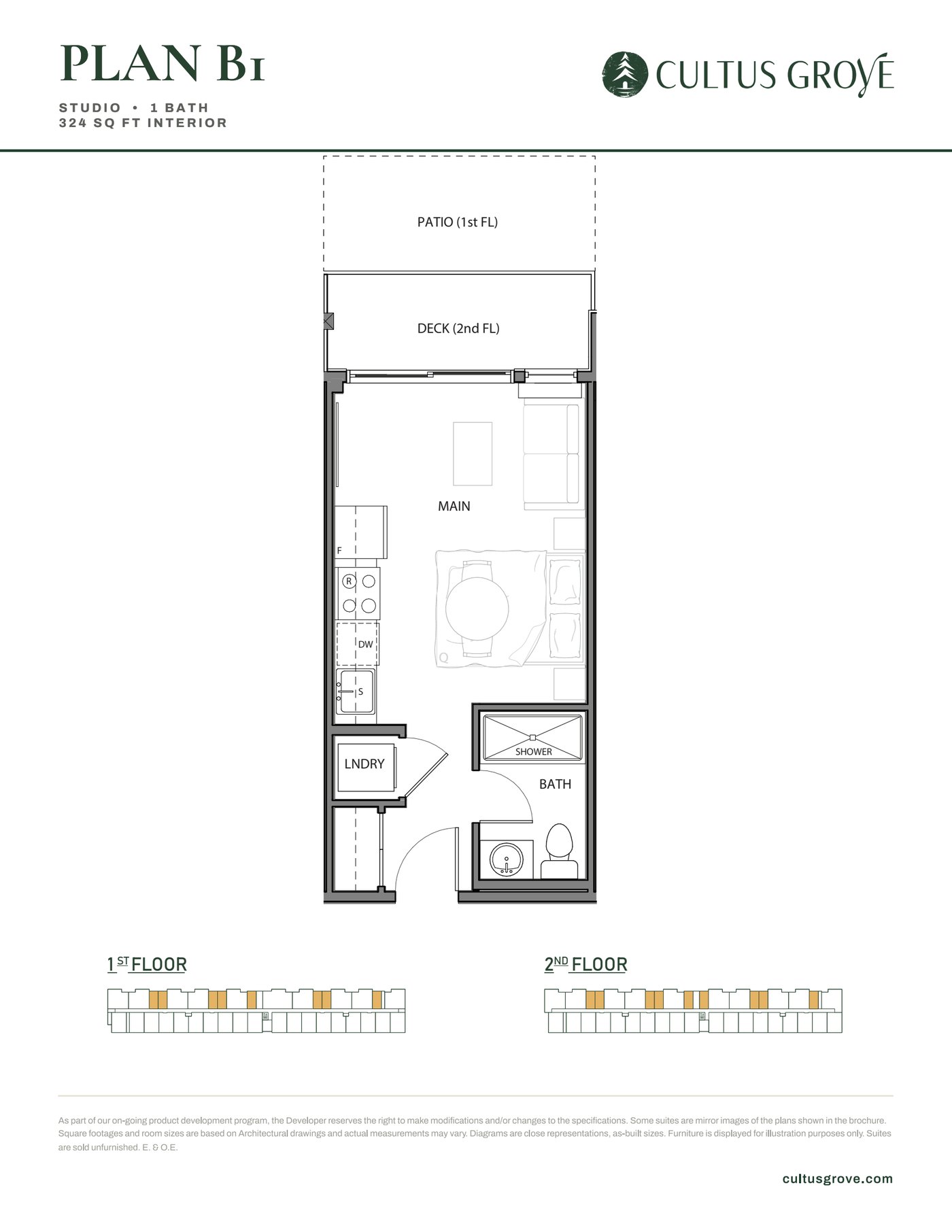 Plan B1 floor plan